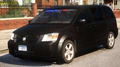 Dodge Caravan 2008 U.S Marshals para GTA 4