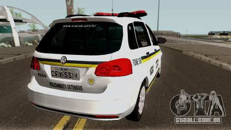 Volkswagen SpaceFox Police para GTA San Andreas