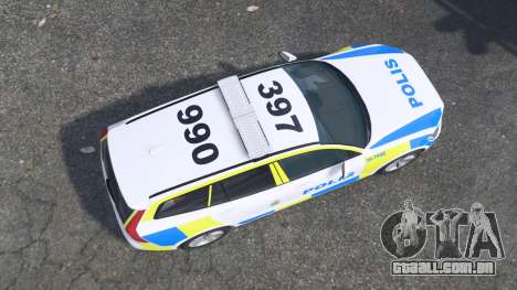 Volvo V60 T6 2018 Swedish Police [ELS]