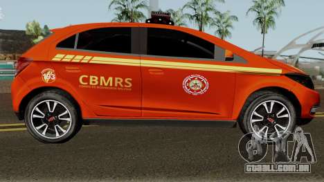 Chevrolet Onix Brazilian Police para GTA San Andreas