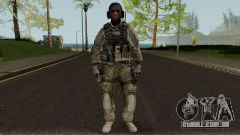 US Army Black Pilot para GTA San Andreas