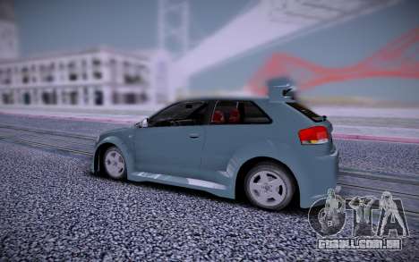 Audi A3 Rus Plates para GTA San Andreas