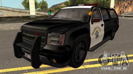 Declasse Granger SAHP Police GTA V para GTA San Andreas