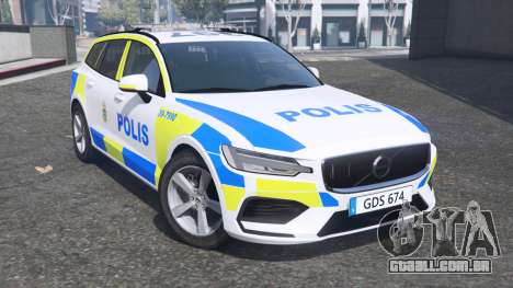 Volvo V60 T6 2018 Swedish Police [ELS]