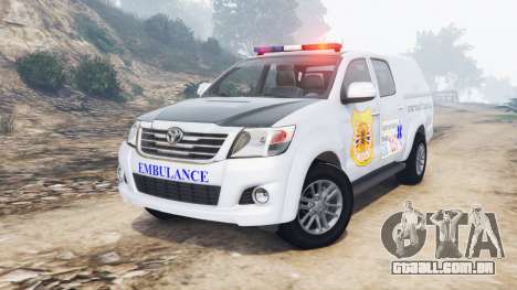 Toyota Hilux Double Cab Thai Ambulance [replace]