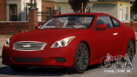 Infiniti G37 S V.3 para GTA 4