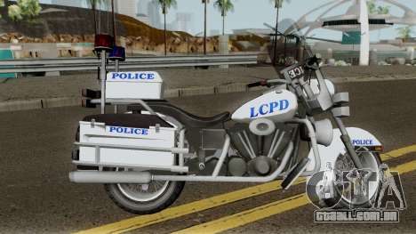 GTA TBoGT Police Bike para GTA San Andreas