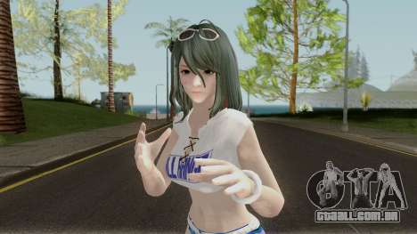 Tamaki (Auriga Shirt Swimwear) Long Hair Mod para GTA San Andreas