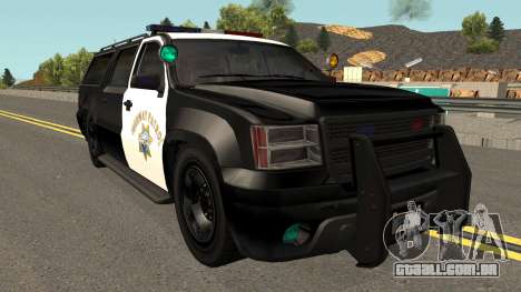 Declasse Granger SAHP Police GTA V IVF para GTA San Andreas