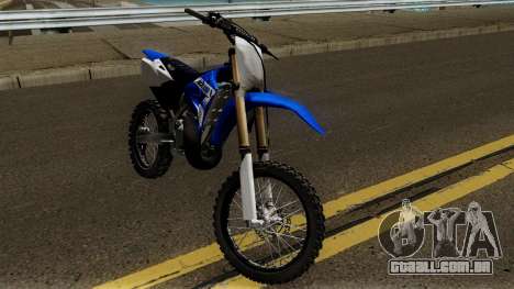 Yamaha YZ125 2017 para GTA San Andreas