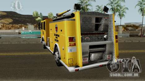 Firetruck Paintable in the Two of the Colours para GTA San Andreas