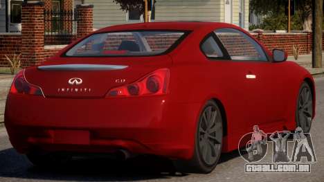 Infiniti G37 S V.3 para GTA 4