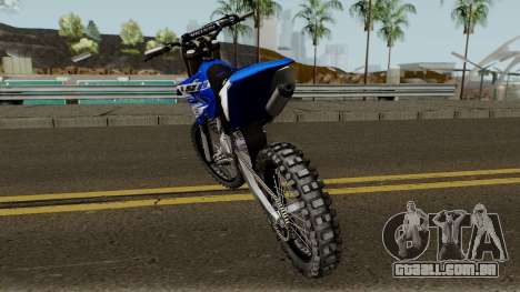 Yamaha YZ125 2017 para GTA San Andreas