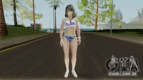 Tamaki (Auriga Shirt Swimwear) Long Hair Mod para GTA San Andreas