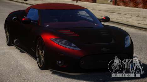 Spyker C8 Aileron Spyder V1 para GTA 4