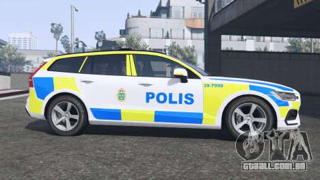 Volvo V60 T6 2018 Swedish Police [ELS]