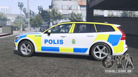 Volvo V60 T6 2018 Swedish Police [ELS]