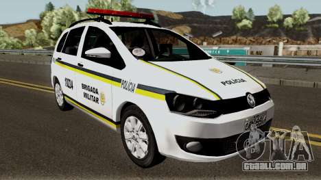 Volkswagen SpaceFox Police para GTA San Andreas