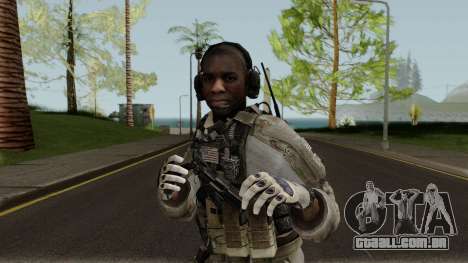US Army Black Pilot para GTA San Andreas