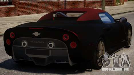 Spyker C8 Aileron Spyder V1 para GTA 4