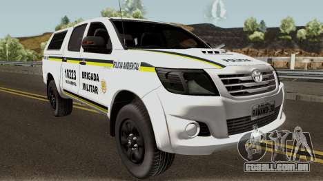 Toyota Hilux do Comando Ambiental para GTA San Andreas