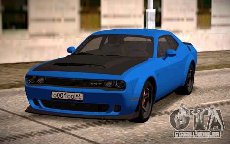 2018 Dodge Challenger para GTA San Andreas