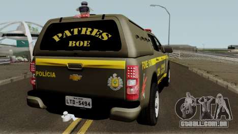 Chevrolet S-10 Patrulhas Especiais para GTA San Andreas