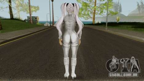 Ayane Black Leather para GTA San Andreas