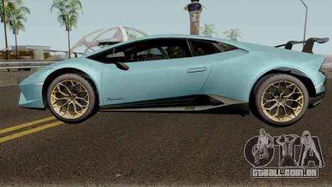 Lamborghini Huracan Perfomante 2017 para GTA San Andreas