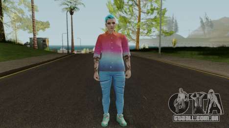 GTA Online Skin Female: After Hours DLC para GTA San Andreas