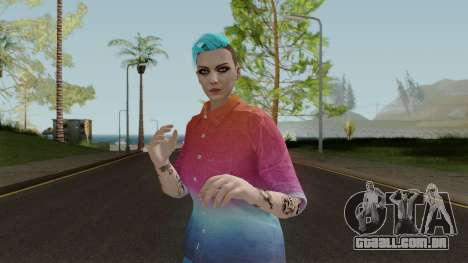 GTA Online Skin Female: After Hours DLC para GTA San Andreas