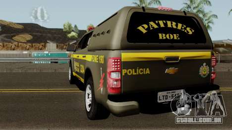 Chevrolet S-10 Patrulhas Especiais para GTA San Andreas