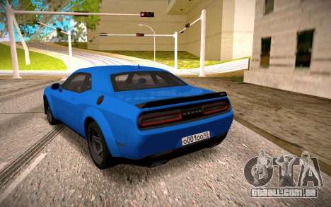 2018 Dodge Challenger para GTA San Andreas