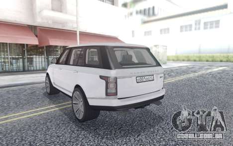 Range Rover Sport SE para GTA San Andreas