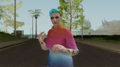 GTA Online Skin Female: After Hours DLC para GTA San Andreas