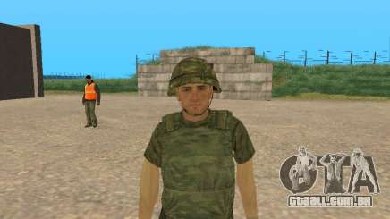 Um lutador das forças armadas na camuflagem Figura para GTA San Andreas