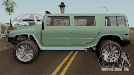 Mammoth Patriot Custom v2 GTA V IVF para GTA San Andreas
