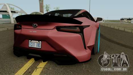 Lexus LC 500 Liberty Walk 2017 para GTA San Andreas