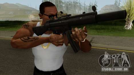 Silenced MP5 with Eotech para GTA San Andreas