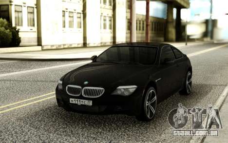 BMW M6 para GTA San Andreas
