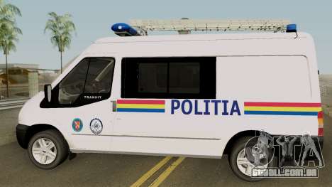 Ford Transit - Politia Romana para GTA San Andreas