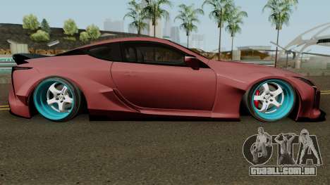 Lexus LC 500 Liberty Walk 2017 para GTA San Andreas