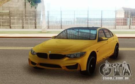 BMW M3 F30 Acrapovic para GTA San Andreas
