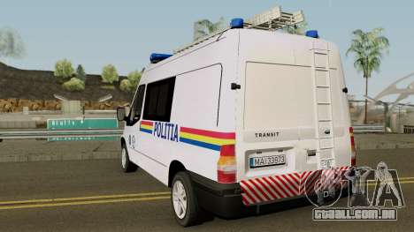 Ford Transit - Politia Romana para GTA San Andreas