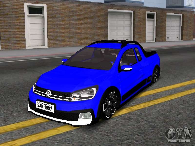 Mods GTA San Andreas: Volkswagen Saveiro G7 Rebaixada com Som