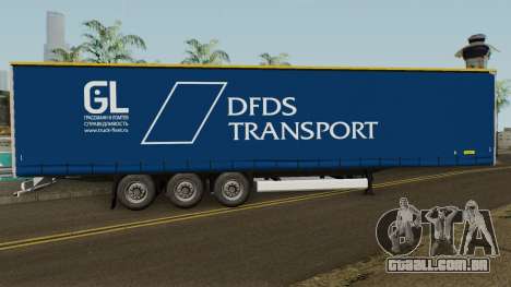 DFDS Transport Trailer para GTA San Andreas