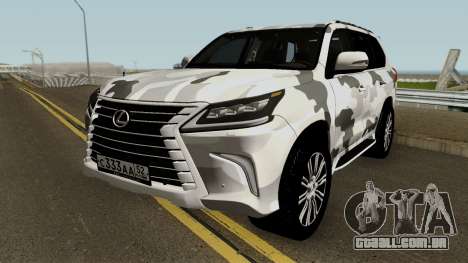 Lexus LX 570 para GTA San Andreas