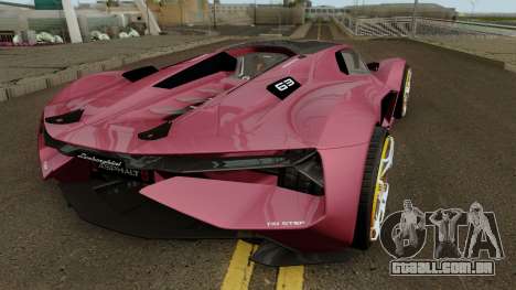 Lamborghini Terzo Millennio 2017 para GTA San Andreas