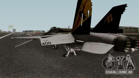 FA-18C Hornet VFA-25 AA-400 para GTA San Andreas