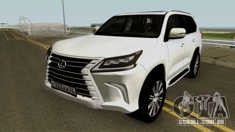 Lexus LX 570 para GTA San Andreas